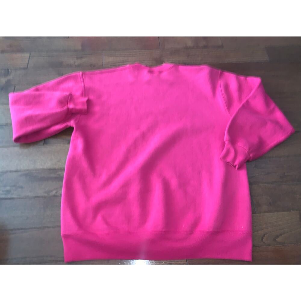 Vintage Russell‎ Athletic Sweatshirt XL Made in USA Pink Crewneck Pullover 90s - Picture 4 of 4